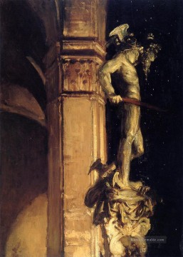 Statue von Perseus bis zum Nacht John Singer Sargent Ölgemälde